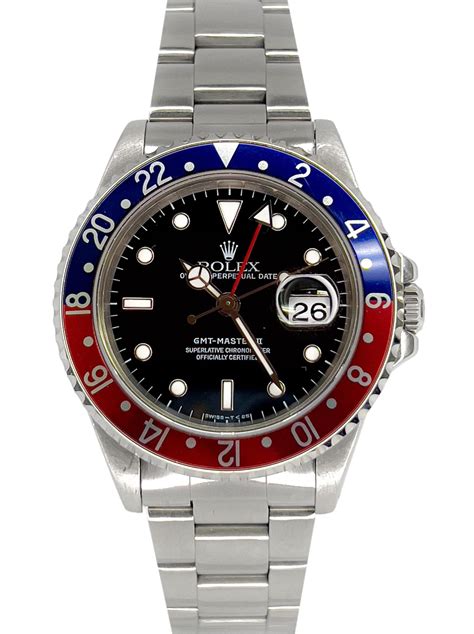 rolex gmt 2 pepsi 16710|rolex gmt master pepsi bezel.